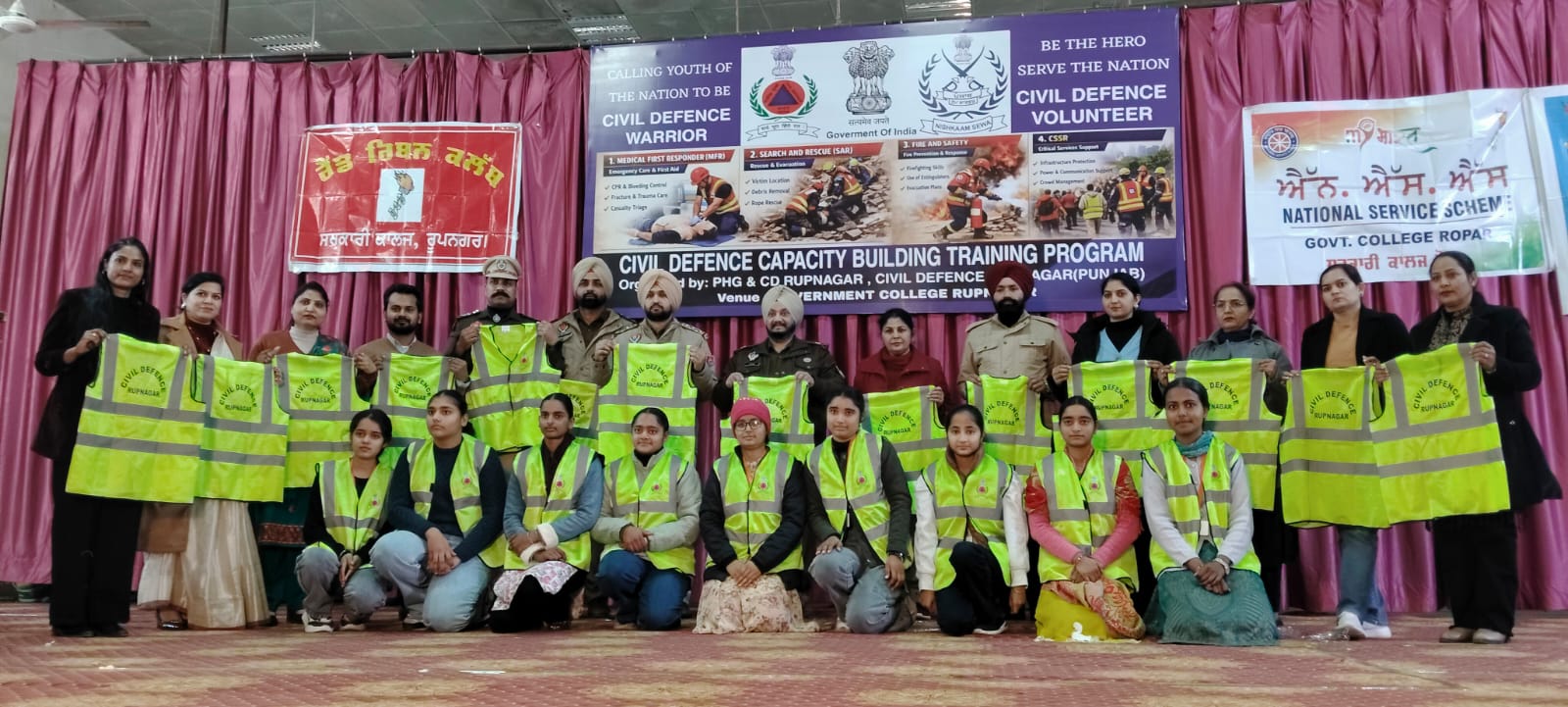 A Seven-Day Civil Defence Training Programme has been started at GCR